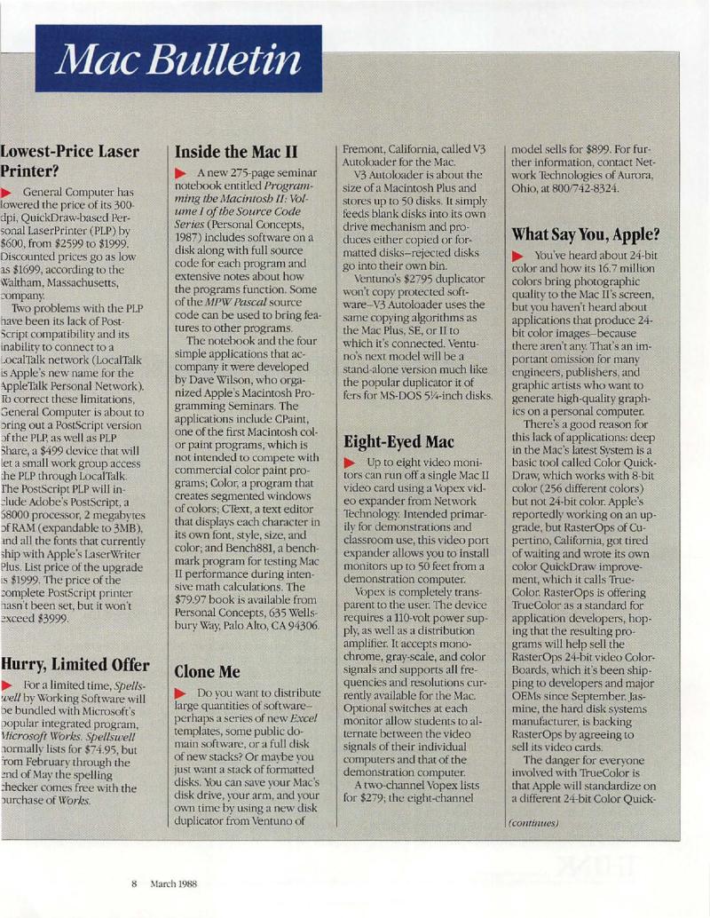 MacWorld 8803 March 1988 — page 10