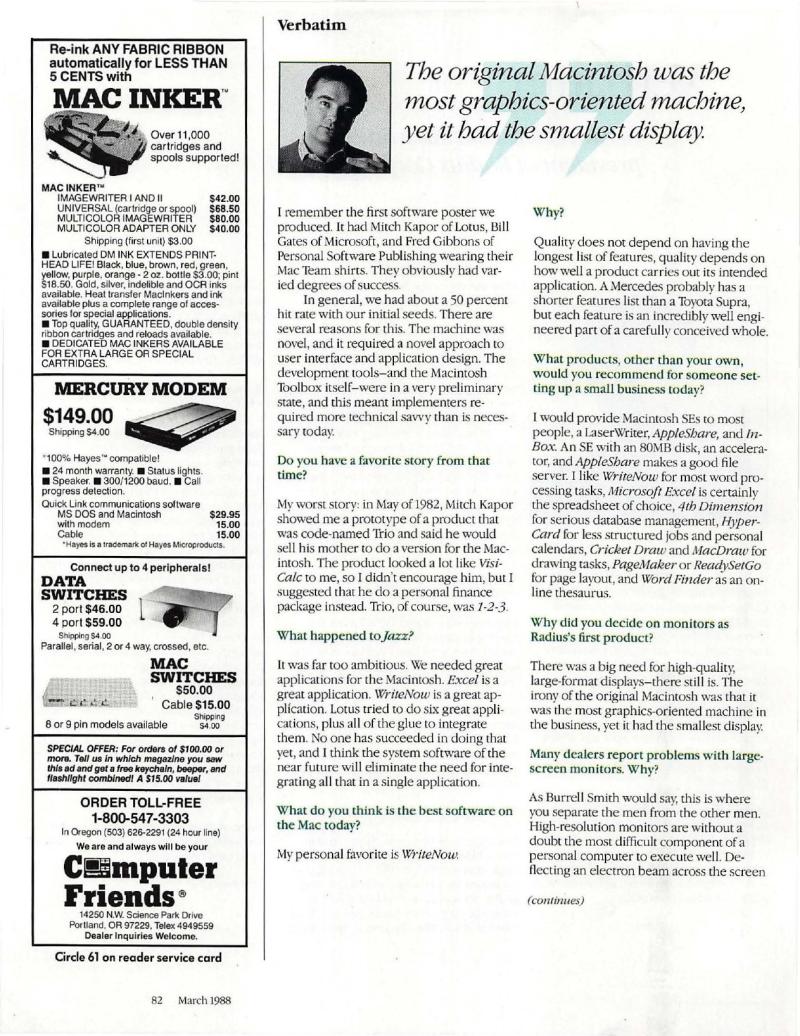 MacWorld 8803 March 1988 — page 86