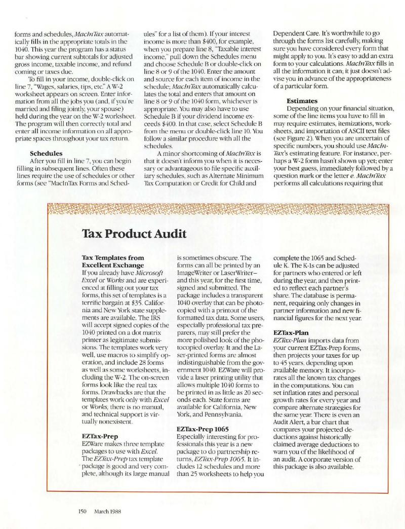 MacWorld 8803 March 1988 — page 156