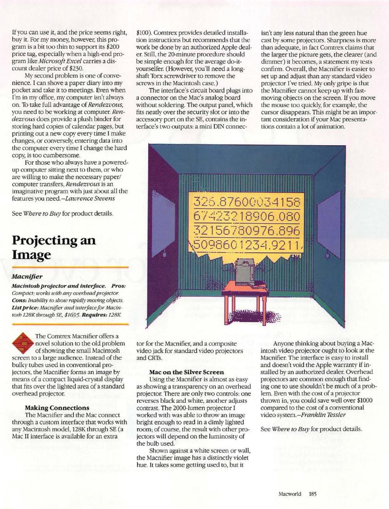 MacWorld 8803 March 1988 — page 191