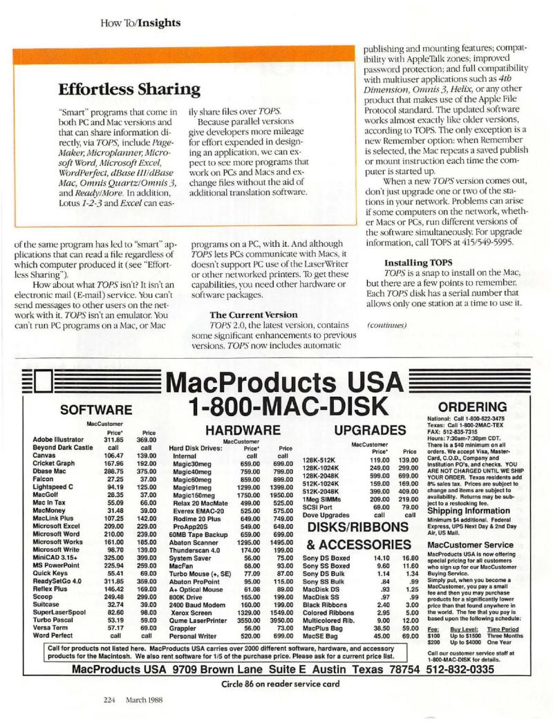 MacWorld 8803 March 1988 — page 234