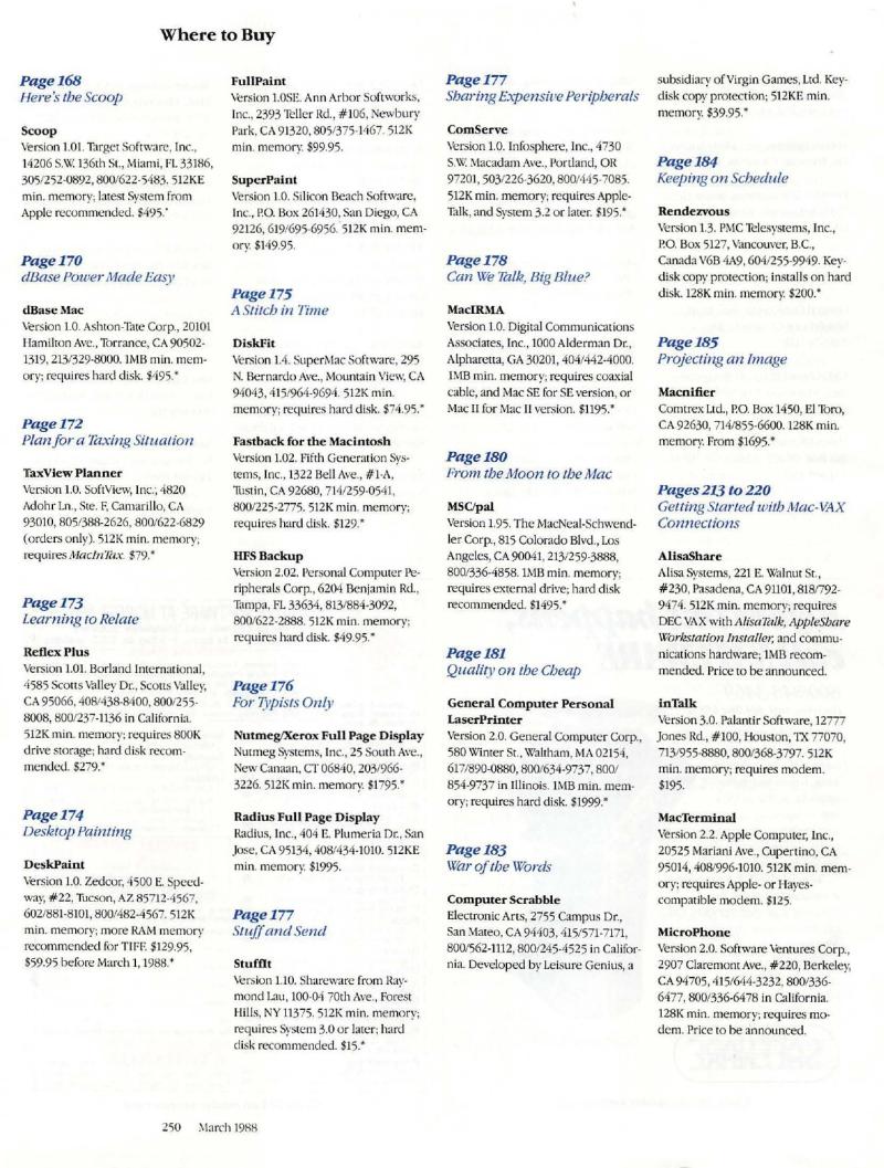 MacWorld 8803 March 1988 — page 260