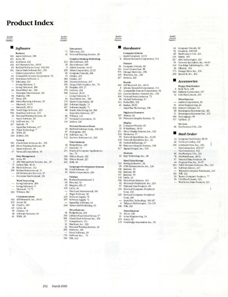 MacWorld 8803 March 1988 — page 264