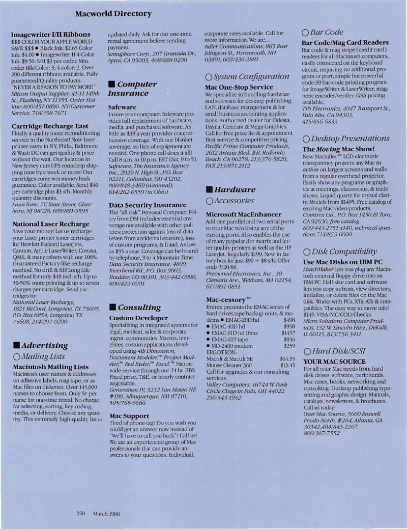 MacWorld 8803 March 1988 — page 272