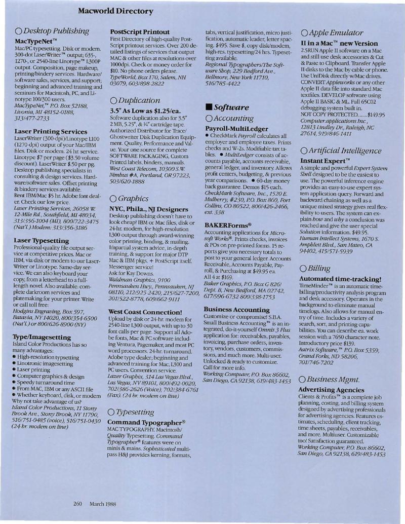 MacWorld 8803 March 1988 — page 274