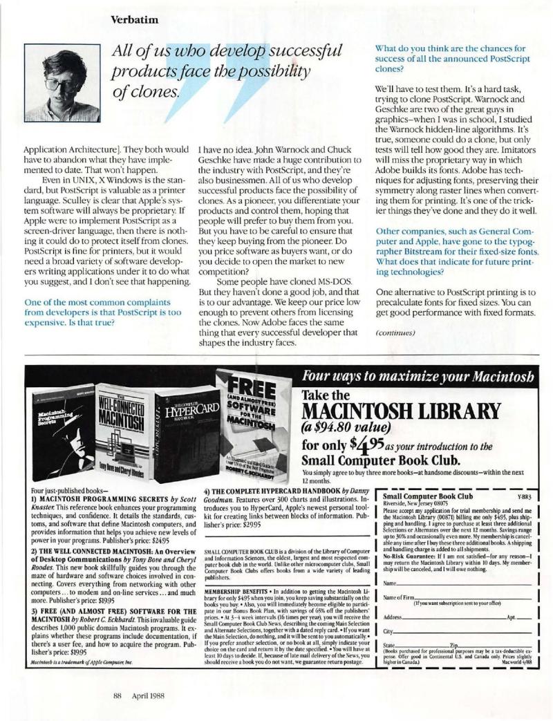 MacWorld 8804 April 1988 — page 90