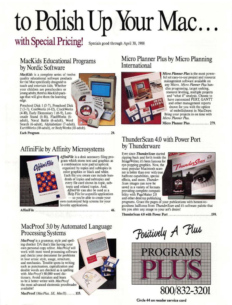 MacWorld 8804 April 1988 — page 107