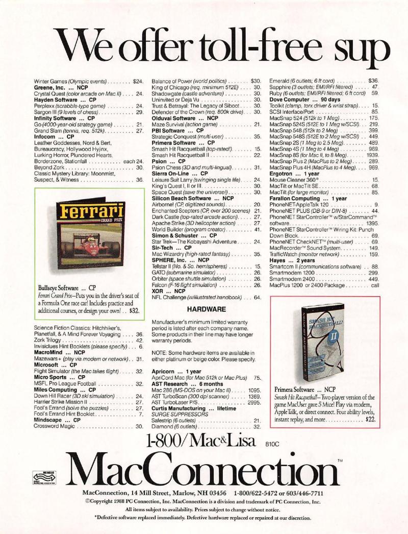 MacWorld 8804 April 1988 — page 134