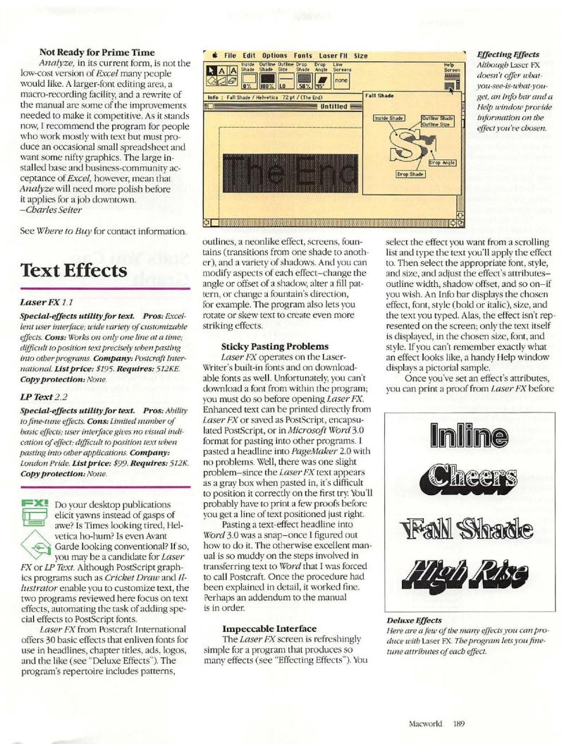 MacWorld 8804 April 1988 — page 191
