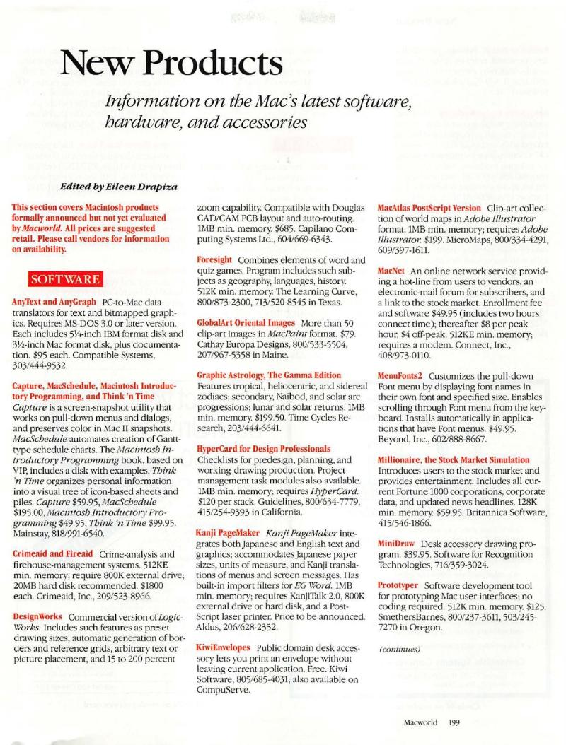 MacWorld 8804 April 1988 — page 201