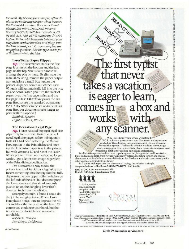 MacWorld 8804 April 1988 — page 207