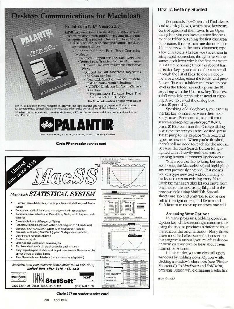 MacWorld 8804 April 1988 — page 220