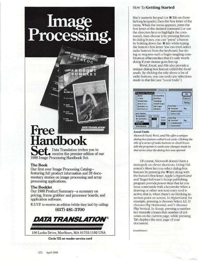 MacWorld 8804 April 1988 — page 224