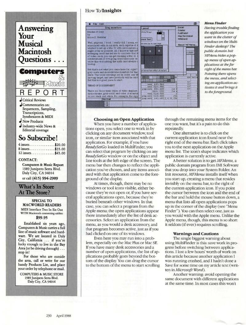 MacWorld 8804 April 1988 — page 232
