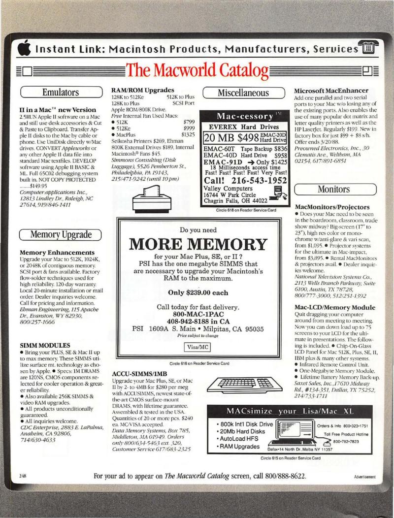 MacWorld 8804 April 1988 — page 250