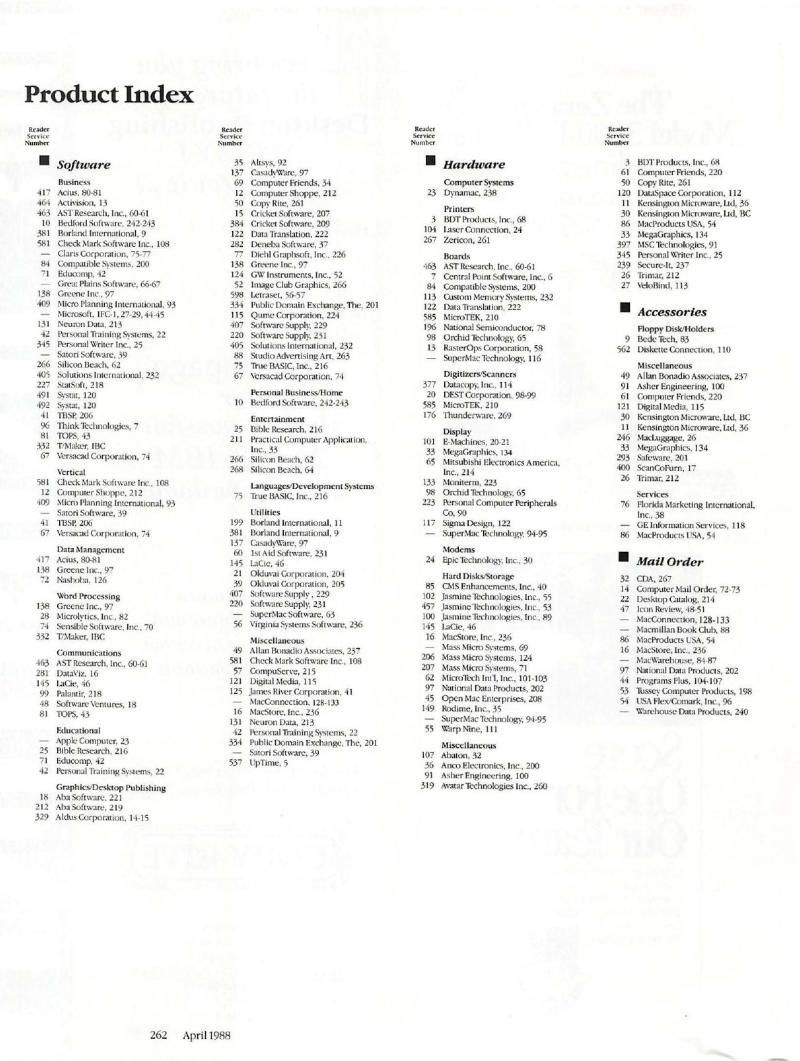 MacWorld 8804 April 1988 — page 264