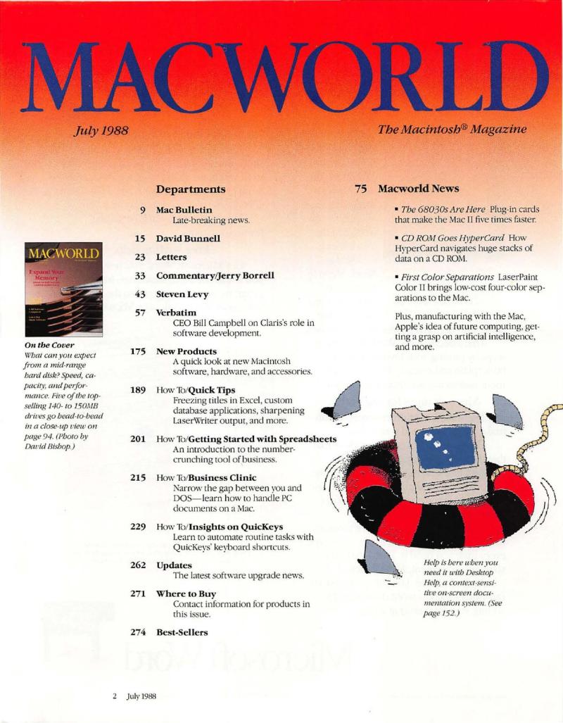 MacWorld 8807 July 1988 — page 4