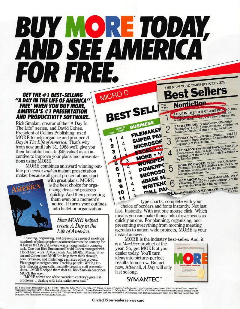 MacWorld 8807 July 1988 — page 10