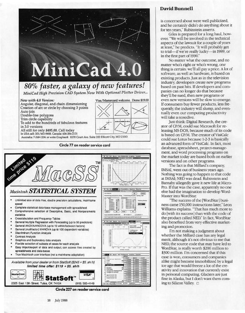 MacWorld 8807 July 1988 — page 20