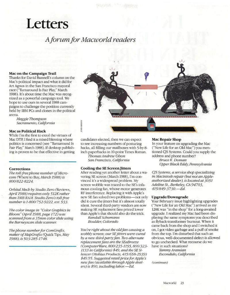 MacWorld 8807 July 1988 — page 25