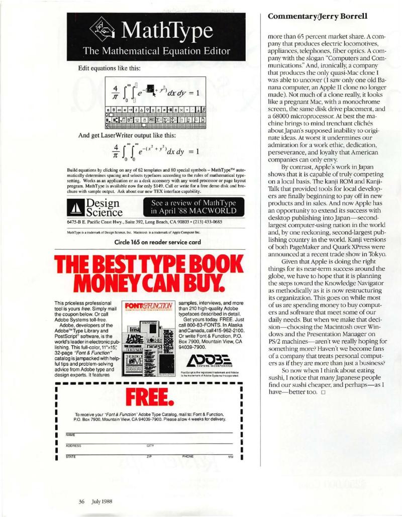MacWorld 8807 July 1988 — page 43