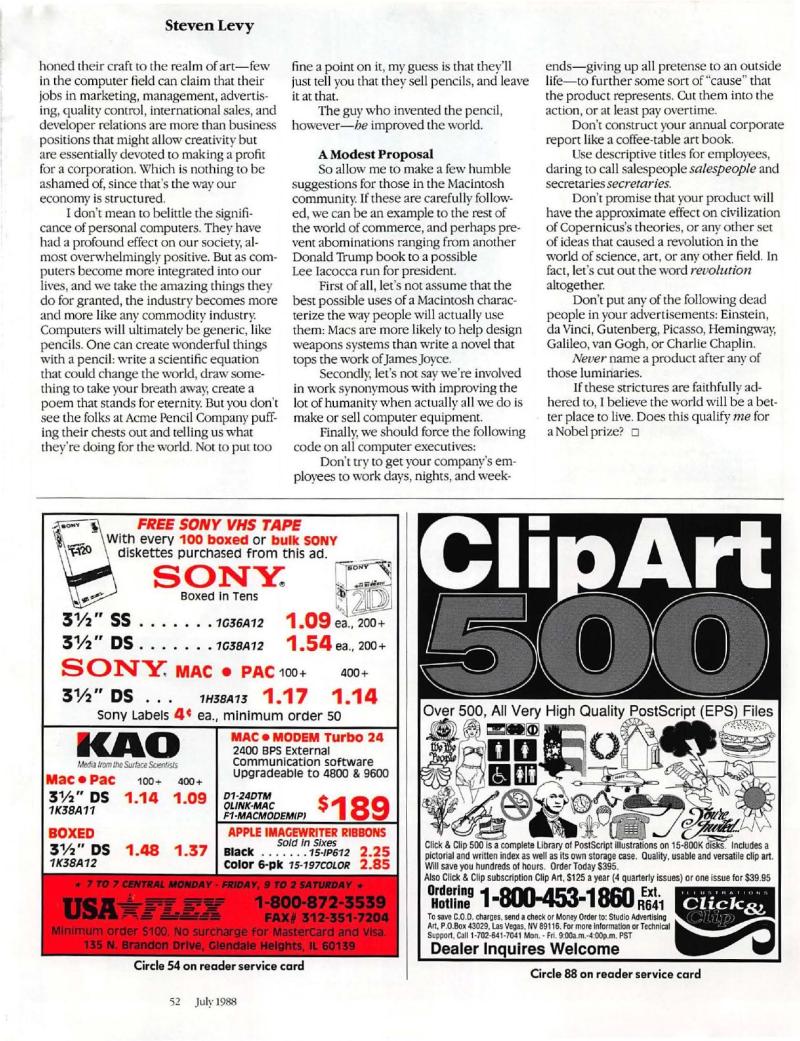 MacWorld 8807 July 1988 — page 58