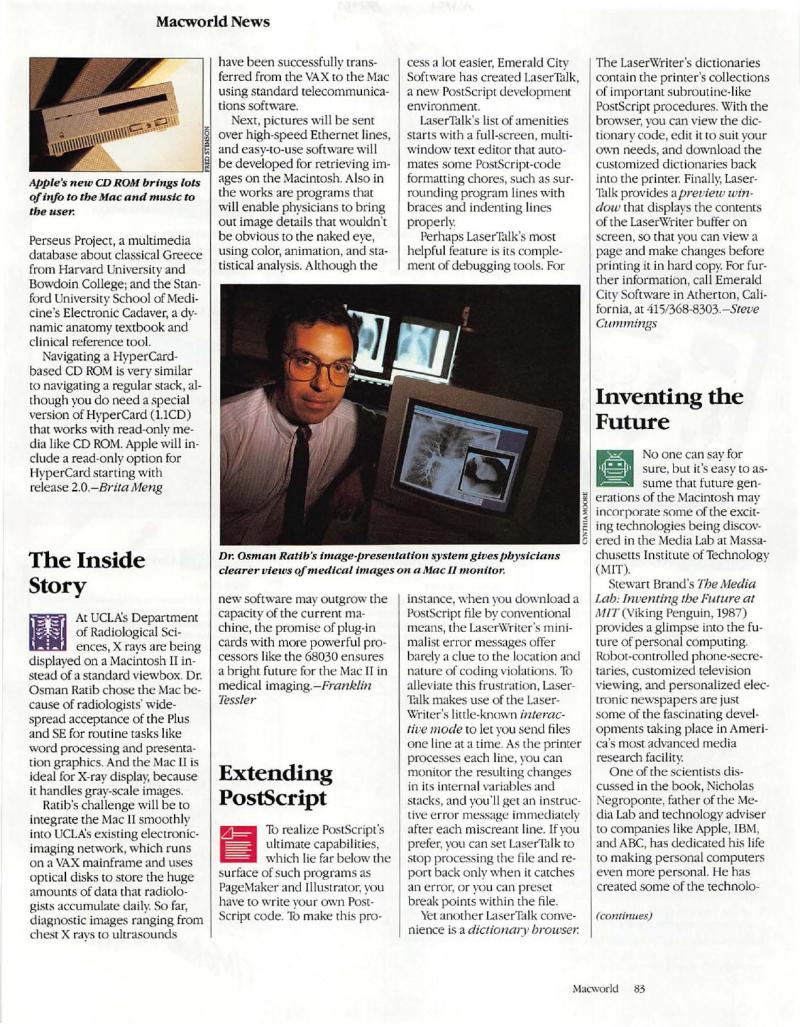 MacWorld 8807 July 1988 — page 91