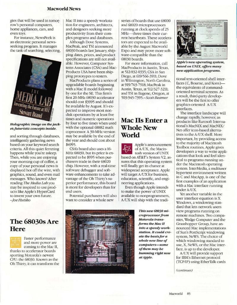 MacWorld 8807 July 1988 — page 93