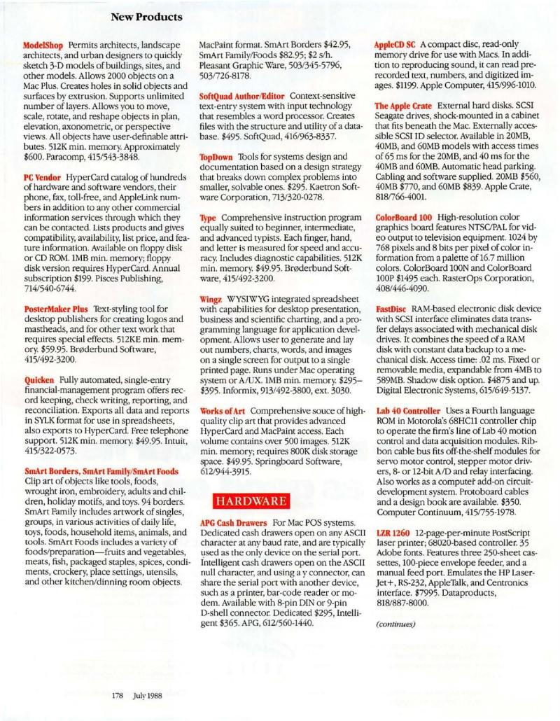 MacWorld 8807 July 1988 — page 186