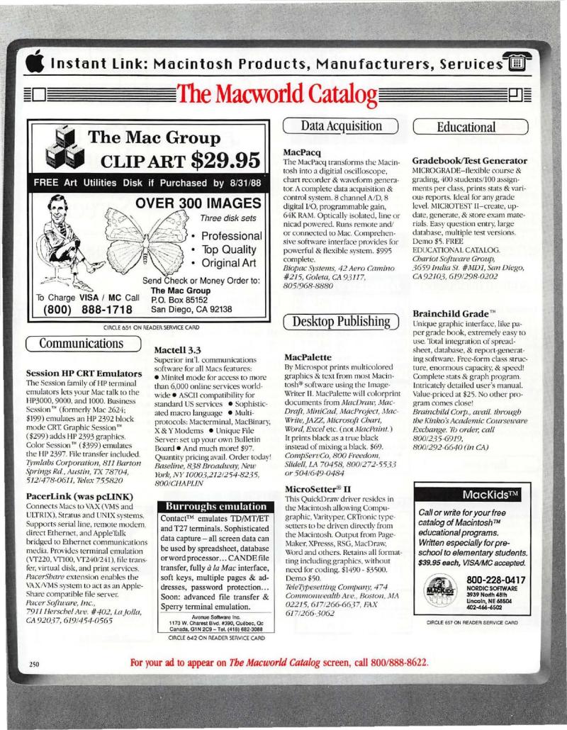 MacWorld 8807 July 1988 — page 268