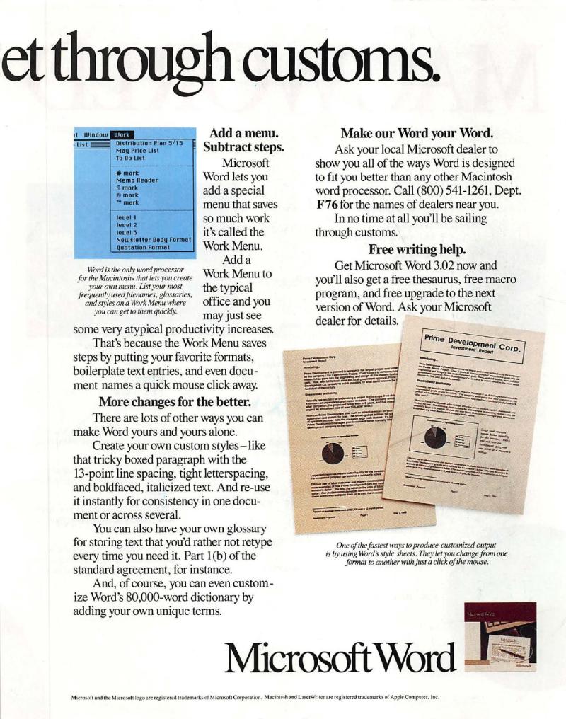 MacWorld 8811 November 1988 — page 3