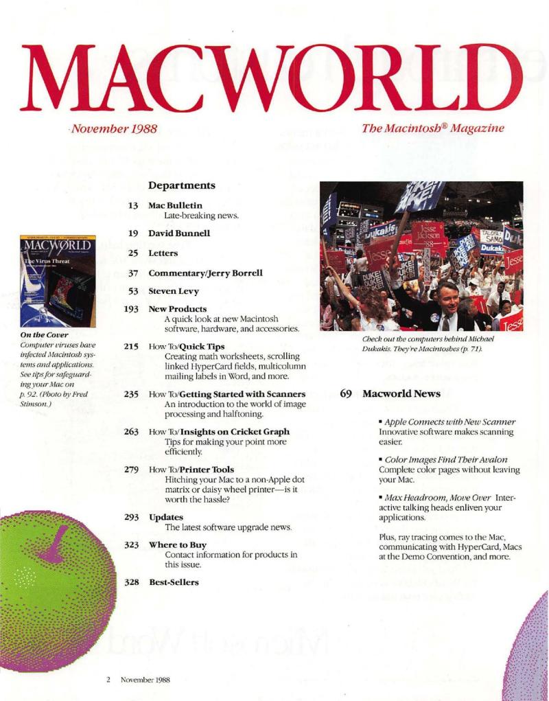MacWorld 8811 November 1988 — page 4