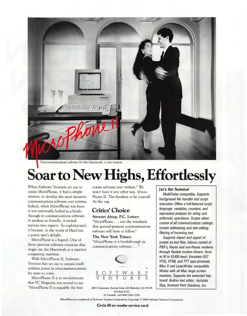 MacWorld 8811 November 1988 — page 20