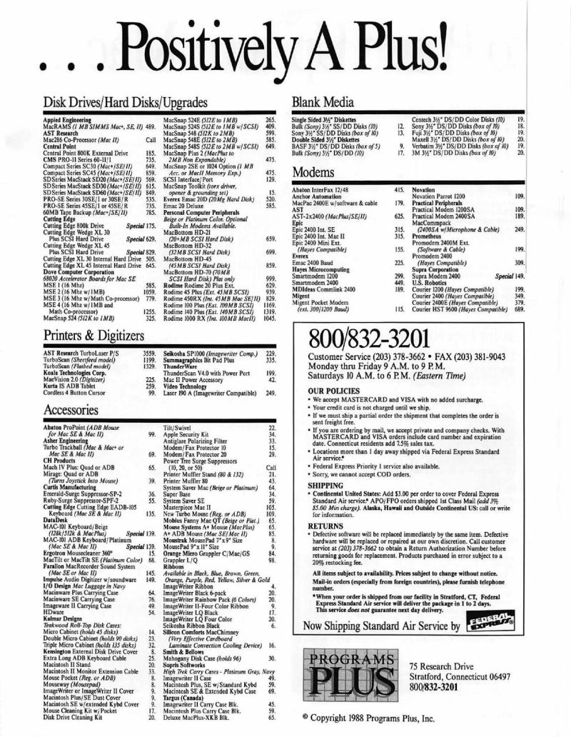 MacWorld 8811 November 1988 — page 64