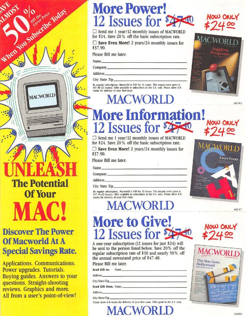 MacWorld 8811 November 1988 — page 67