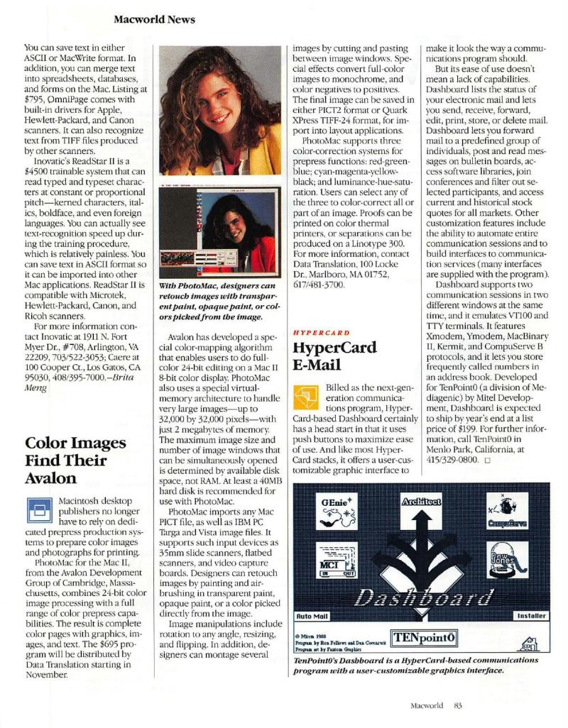 MacWorld 8811 November 1988 — page 87