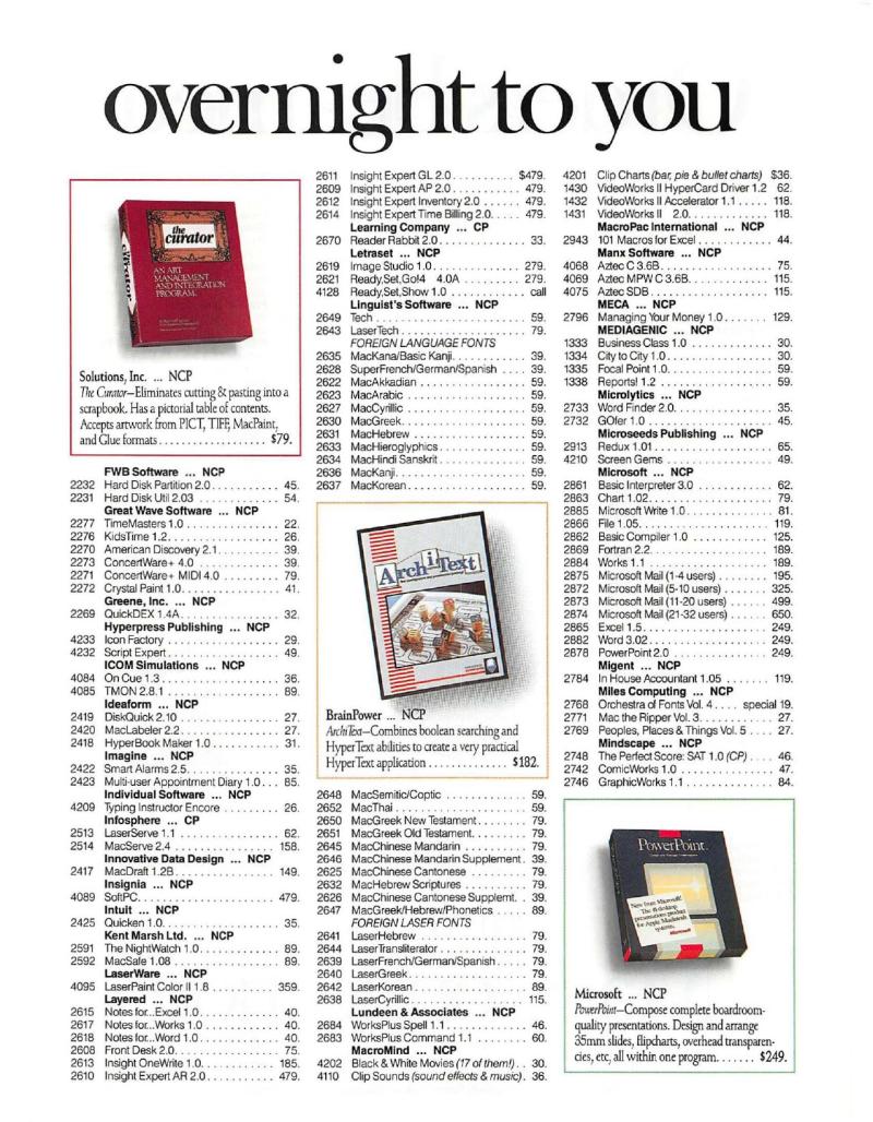 MacWorld 8811 November 1988 — page 90