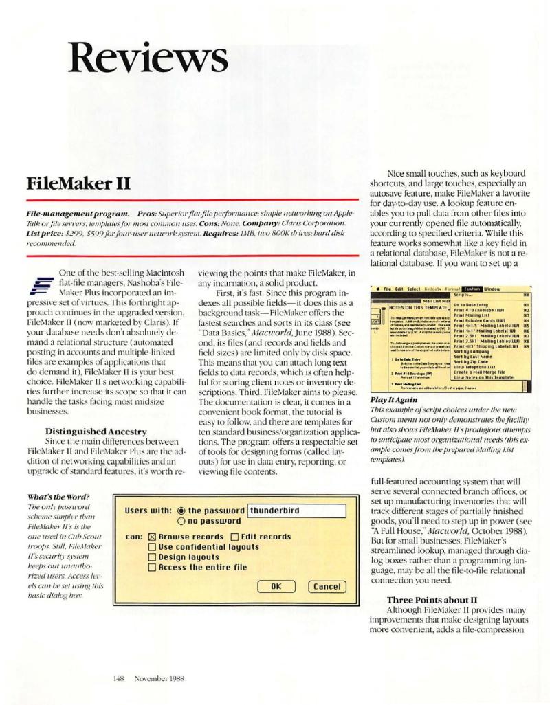 MacWorld 8811 November 1988 — page 152