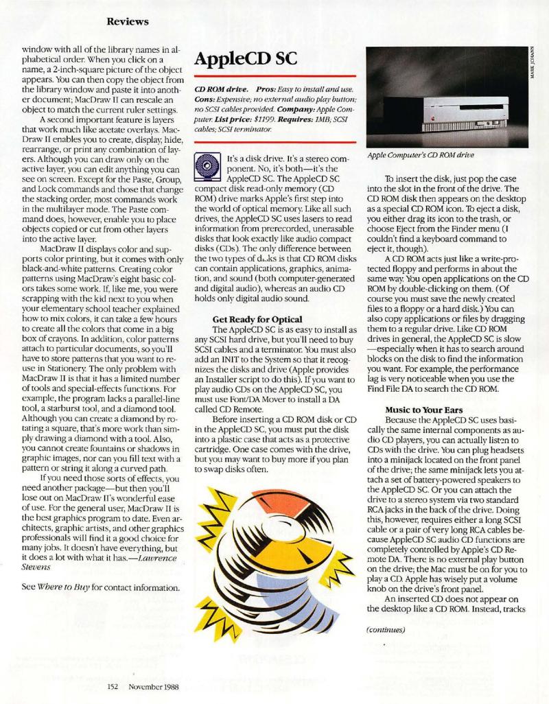 MacWorld 8811 November 1988 — page 156
