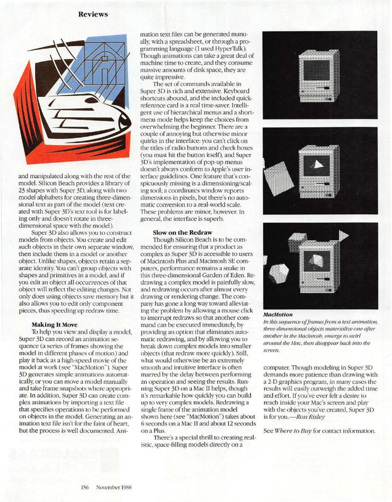 MacWorld 8811 November 1988 — page 160