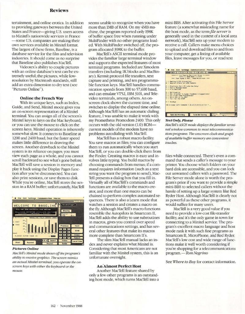 MacWorld 8811 November 1988 — page 166