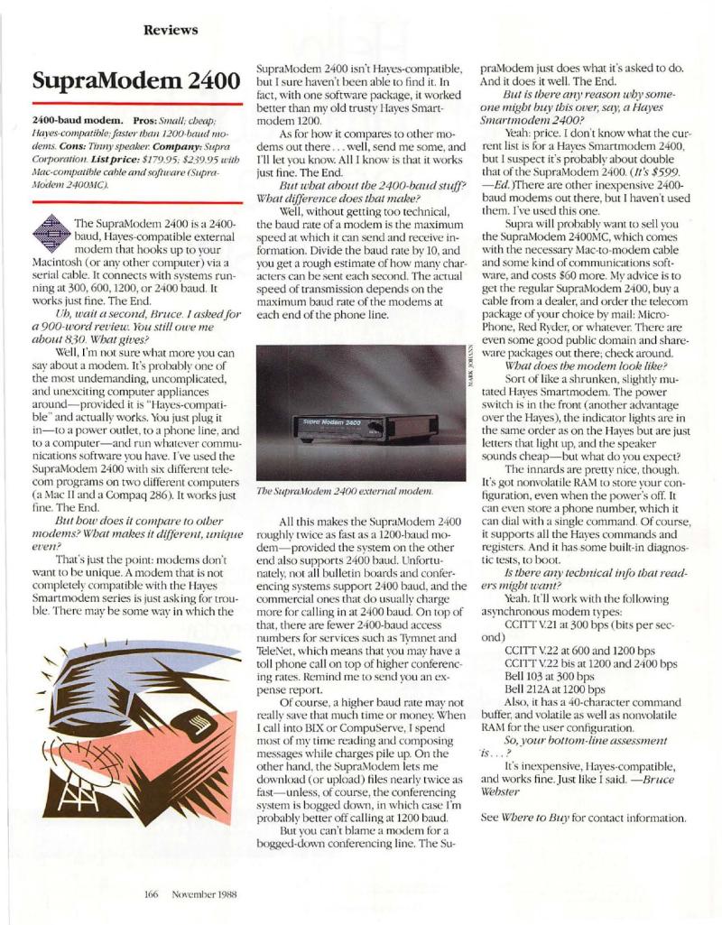 MacWorld 8811 November 1988 — page 170
