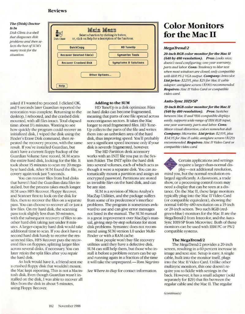 MacWorld 8811 November 1988 — page 186