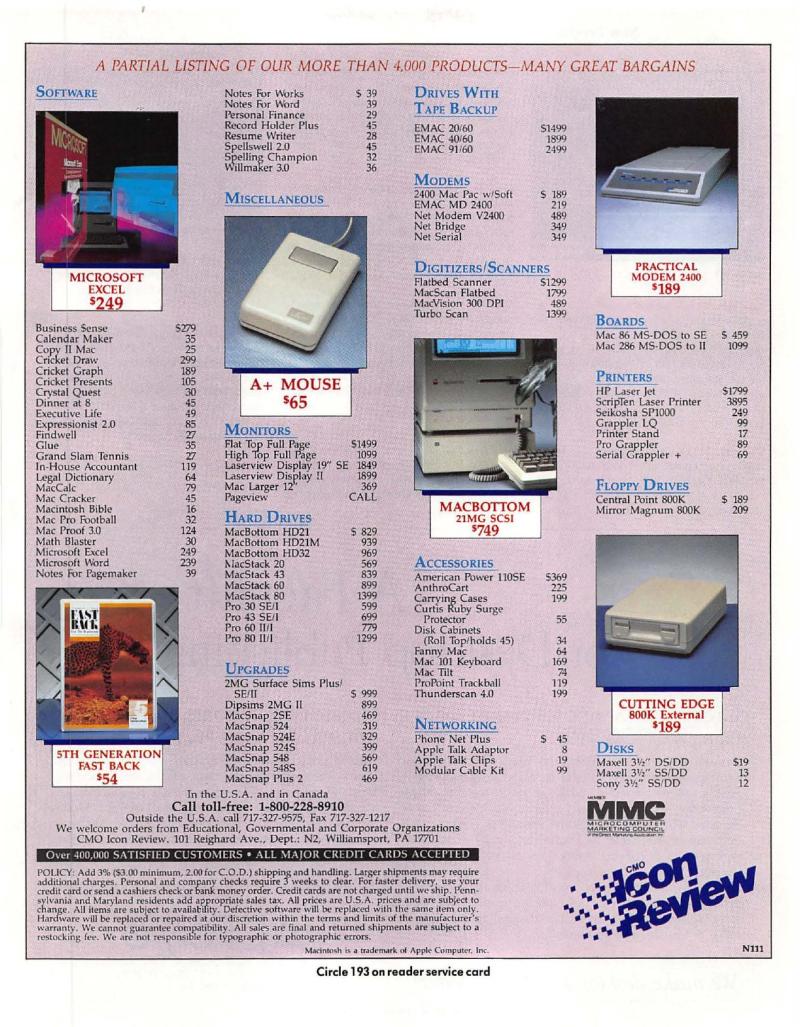 MacWorld 8811 November 1988 — page 205
