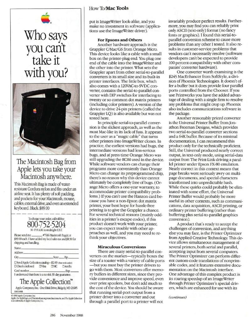MacWorld 8811 November 1988 — page 292