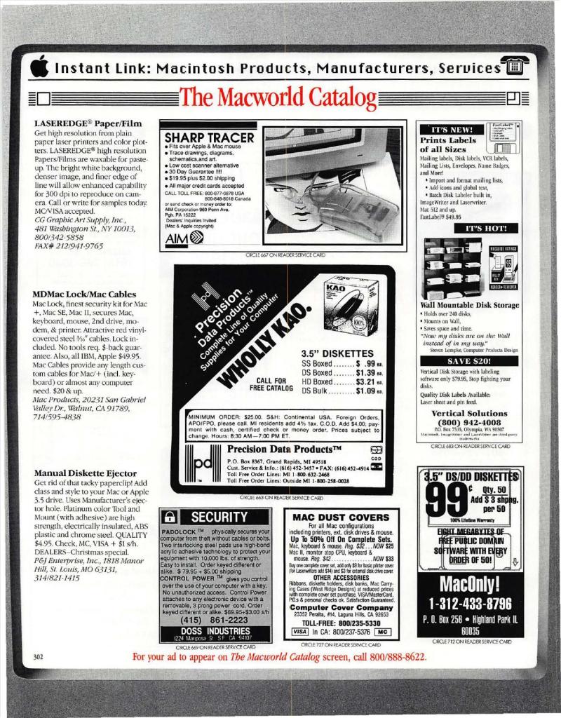 MacWorld 8811 November 1988 — page 310