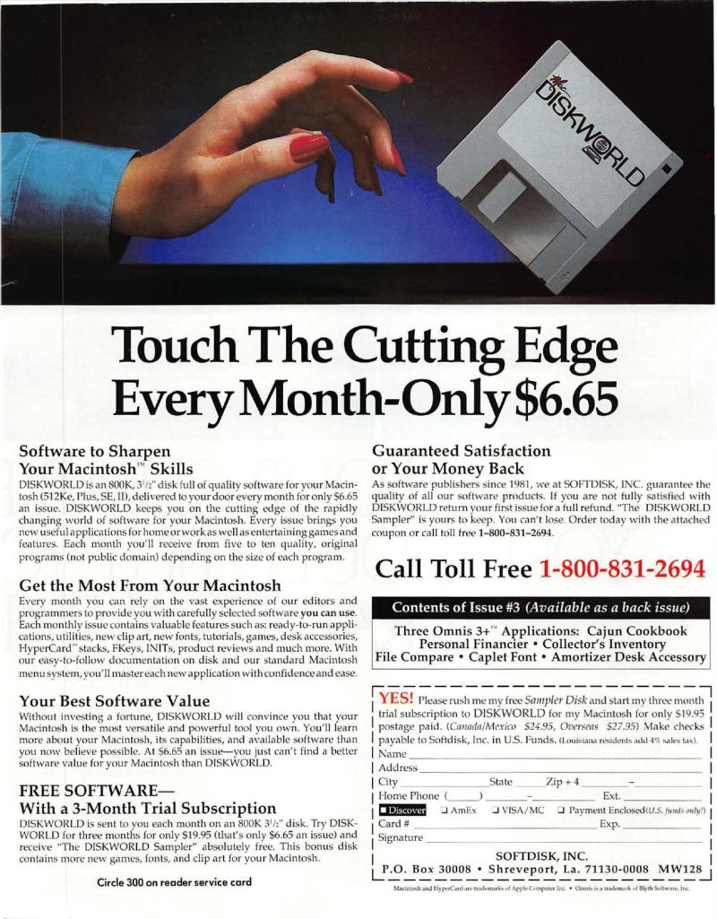 MacWorld 8812 December 1988 — page 7