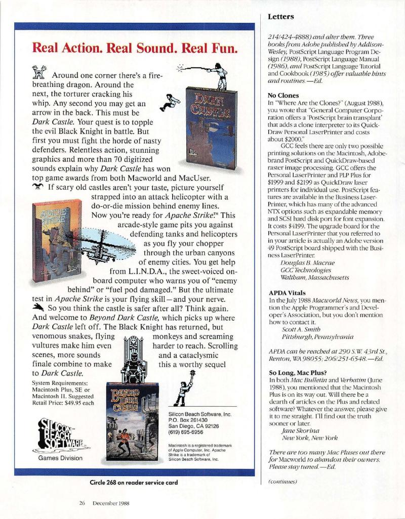 MacWorld 8812 December 1988 — page 28