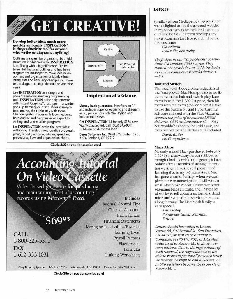 MacWorld 8812 December 1988 — page 34
