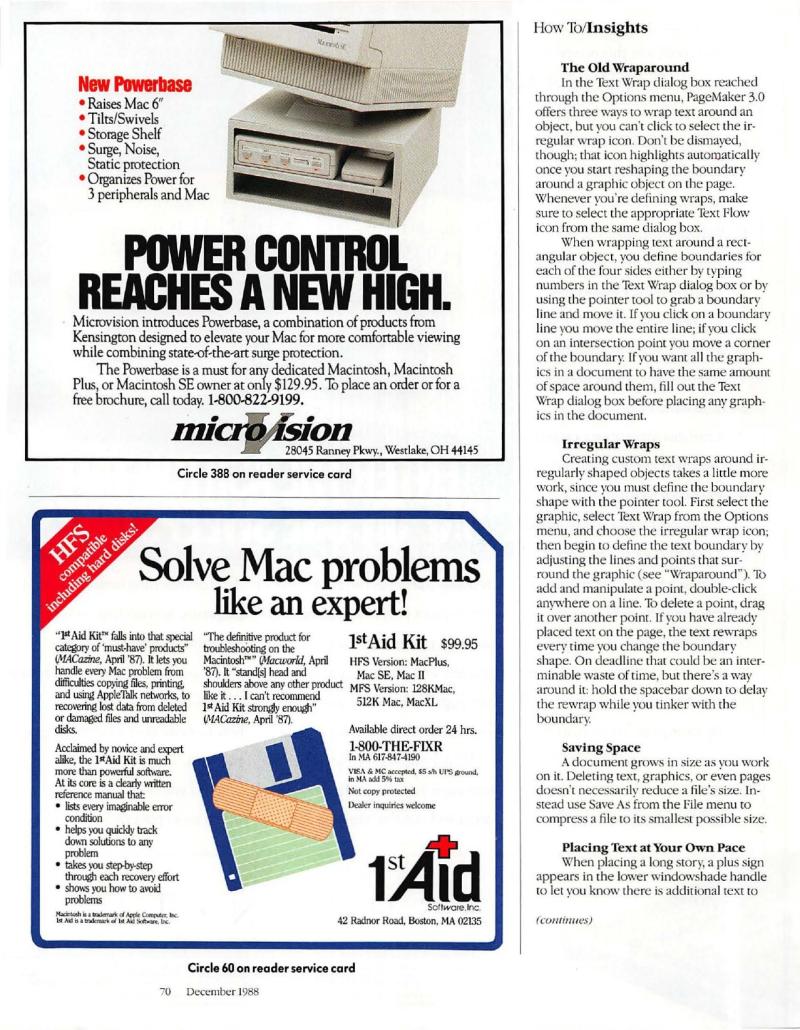 MacWorld 8812 December 1988 — page 74